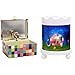 Boîte à Trésors & Bijoux Musicale - Elmer. l'Eléphant - Colori Multicolor + Veilleuse - Manège Magique -Elmer. l'Eléphant - Couleur Bois Blanc
