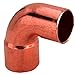 Produktbild Löt Fitting 5092 Winkel 90° Grad für Kupfer Rohr Außendurchmesser 22mm i-a Muffe Anschluss zum Löten und Stutzen mit AußenØ 22mm Trinkwasser geeignet Kupplung Verbinder Bogen