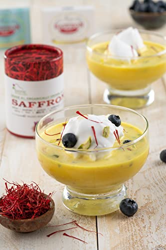 Exotic Bionaturals Saffron | Super Negin Grade A+ Saffron Spice | Non-Gmo Verified Saffron Threads For Cooking Risotto, Paella, Bomba Rice, Golden Milk And Saffron Tea (14 Grams / 0.49 Ounce) #TOP2