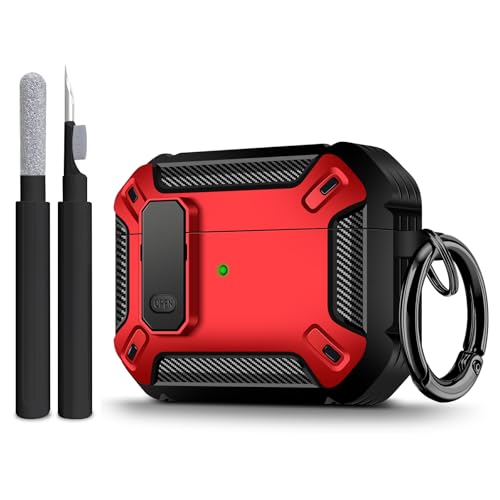 Image of Compatible with Airpods Pro 3 Case(2025),for Airpods Pro 3rd Generation Cases Cover with Keychain Cleaner Kit Soft Silicone Shockproof Cover for Women Men