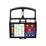 Android 13 Car Stereo Radio for Hyundai Santa Fe 2000-2005, Biorunn 9 Inch GPS Navi Wireless Car-Play Android Auto Upgrade Dash Kit Head Unit 1GB RAM 32GB ROM