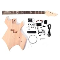Assemble your own BC Rich Warlock–style bass guitar with this complete DIY kit. Designed by luthiers at The Guitar Fabrik, it’s a fun and rewarding project with clear steps and reliable support. Complete DIY Guitar Bass Kit: Includes all essential co...