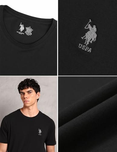 Image of U.S. Polo ASSN. Mens OEE12 Comfort Fit Pure Cotton Lounge T-Shirt