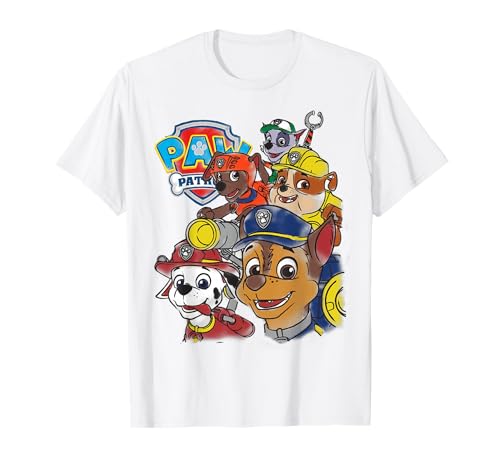 PAW Patrol Rescue Pup Group T- Shirts T-Shirt