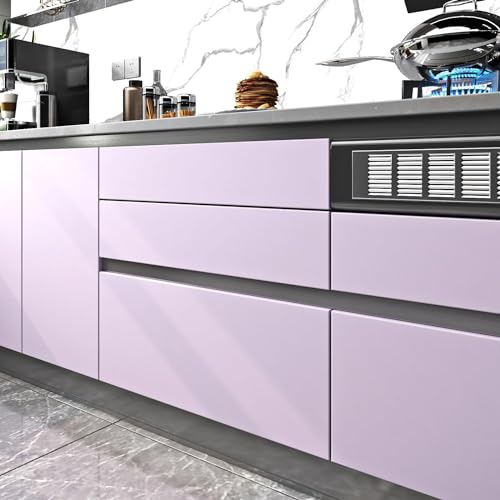 Papier peint violet pastel repositionnable pour masquer les défauts