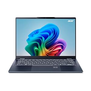Acer Swift 14 AI SF14-51- Ordenador Portátil 14″ WUXGA + OLED (Intel Core Ultra 7 258V, 32 GB RAM DDR5, 1024 GB SSD, Intel ARC Graphics, Windows 11 Home) Azul- Teclado QWERTY Español retroiluminado