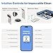 ECOVACS DEEBOT N30 PRO OMNI Robot Vacuum and Mop, 10000Pa Suction, TruEdge Adaptive Edge Mopping, ZeroTangle 2.0 Technology,140℉ Hot Water Mop Washing, Hot Air-Drying, Self-Emptying, Auto-lift Mopping