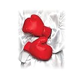 UNDERWRAPS Halloween Costume Boxing Gloves - Unisex Boxing Gloves (Red Boxing Gloves, Adult One Size)