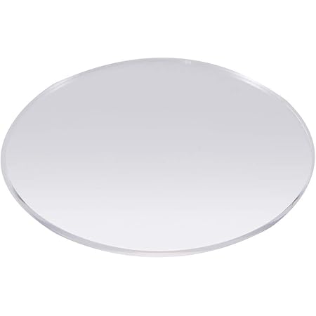 Amazon Misorato サイズ調整 糸面取り加工 透明 クリア 円形アクリル板 直径1mm 板厚8mm 国産 丸板 アクリル加工ok Diy 工具 ガーデン
