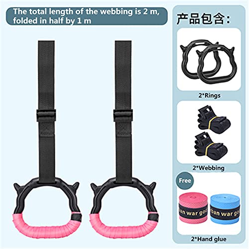 Anelli per il fitness, For bambini con cinghie regolabili resistenti, nastri for le mani for il fitness, parco giochi, palestra, trazioni, attrezzatura for palestra