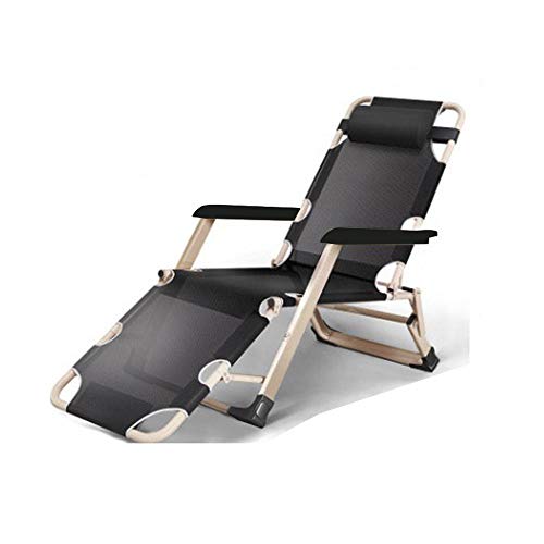 Chaise longue de jardin pliante pour soulager le dos après le travail