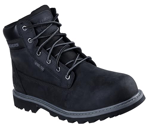 Image of Skechers Mens Longrider Orsin 6 Inch Padded Collar Soft Toe Work Boot
