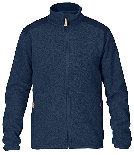 Fjällräven Herren fleecejakke sten Sweatshirt, Dark Navy, L EU