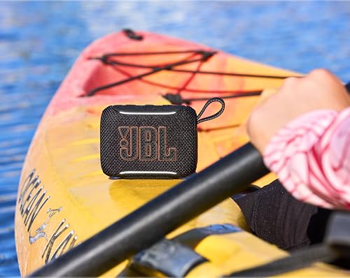 Image of JBL Go 5 Portable Bluetooth Speaker with Pro Sound & Deep Bass, Ambient Edge Lighting, Upto 10 Hours Playtime, IP68 Waterproof, AirTouch Pairing, Auracast, USB-C Lossless Audio (Squad)