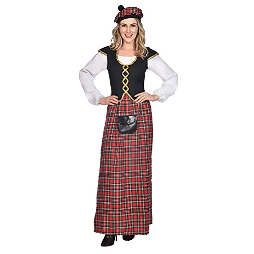 Costume Amscan Scottish Lady pour femme déguisement écossais adulte kilt