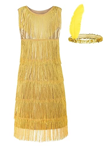 Robe de danse latine à franges fille vêtement salsa cha cha cha bandeau