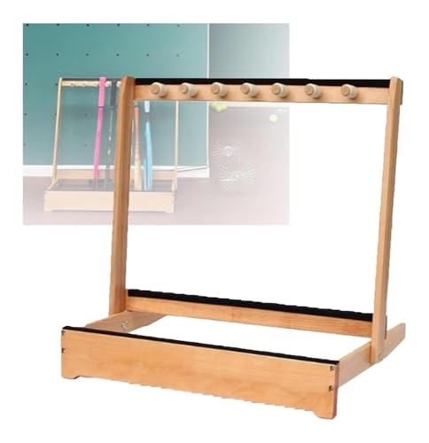 Support de rangement pour raquettes mural suspendu gain de place garage