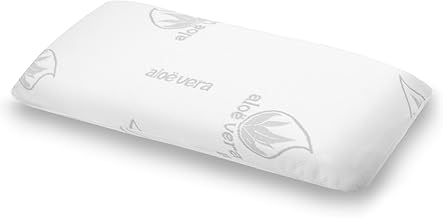 MERCURY TEXTIL - Almohada viscoelástica con Tejido de Aloe Vera, termoregulable adaptabilidad al Cuello de Alta recuperación. (70CM)