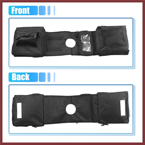 Bolsa Alforja para ATV UTV 31x8x3 cm Negra 600D Oxford miniatura 7