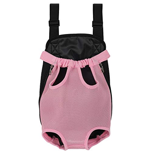 GEEPET Front-Facing Dog Carrier Backpack Small Pink