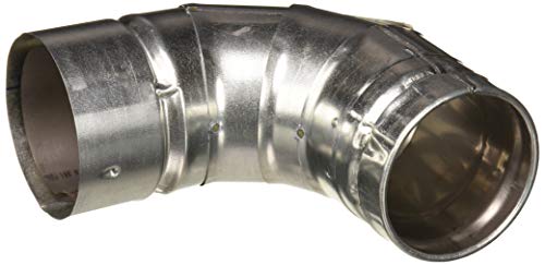 SELKIRK 243231 Type L Vent Stove Pipe Elbow, Galvanized, 3