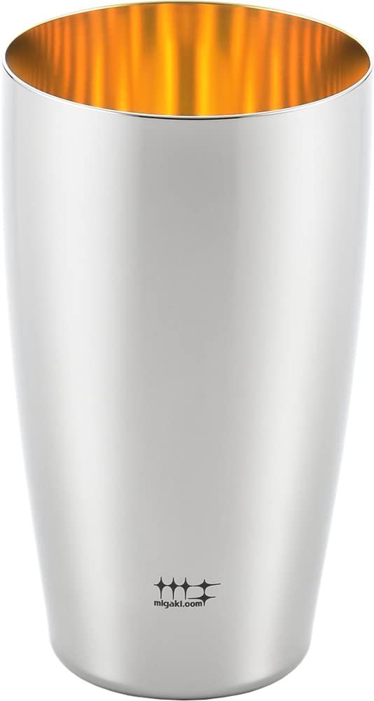 Amazon|ヨシカワ ビアタンブラー 400ml (内面金メッキ仕上げ) 1pcs
