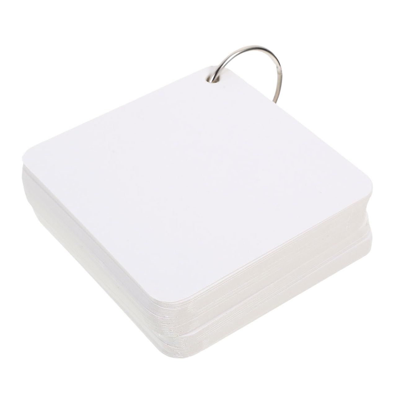 Leere Papierkarten 300 Blatt mit 6 Ringen für Notizen und Lernen