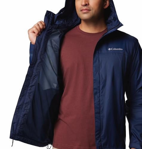 Image of Columbia Men Omni-Tech Watertight II Rain Jacket for Hiking | Trekking | Waterproof