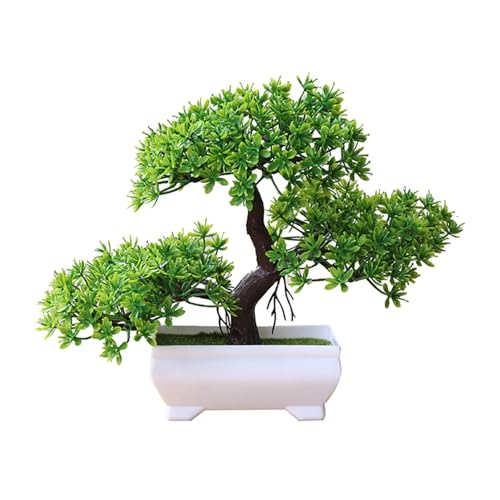 Talent Star Artificial Bonsai Tree Juniper Faux Plants Indoor Small Fake Plants Decor with Pots for...