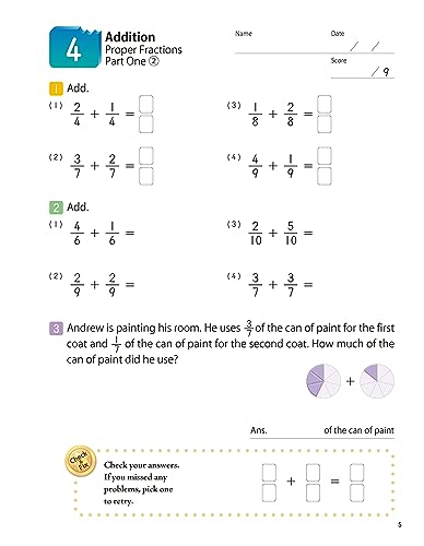 Kumon Math Bites: Grade 4 Fractions & Decimals-100 Bite-Sized Lessons to Improve Math Skills and Confidence! - Image 9