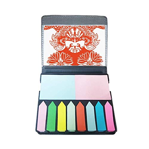 Masque de Pékin post-it rouge pour organiser vos lectures au quotidien