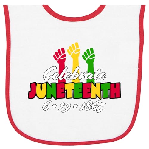 inktastic Celebrate Juneteenth- 6-19-1865 Baby Terry Cloth Bib