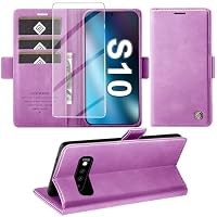 Giyer – für Samsung Galaxy S10 Hülle mit Schutzfolie, Handyhülle Gal