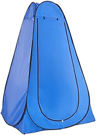 SA Products Camping Shower Tent - Portable Toilet Pop-Up Tent for Fishing, Hiking, Beach, Festival, Outdoor Use - Changing Room Canopy, Easy to Set Up - Fits 1 Person - 120x120x190cm, 10-Pack, Green