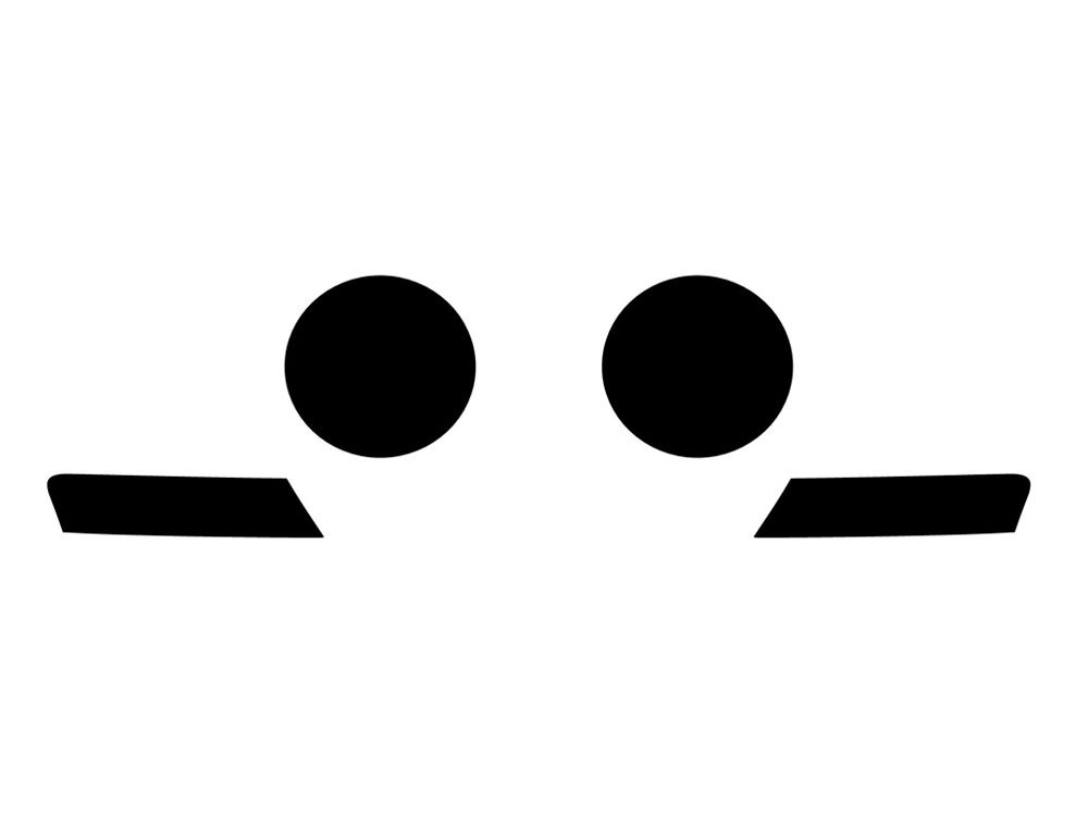 Rvinyl Headlight Tint Covers Compatible with Jeep Patriot 2007-2017 - Matte Smoke