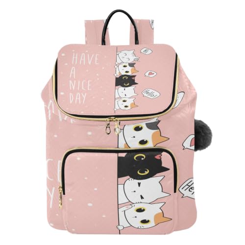 Sac à dos mignon motif chat kawaii cadeau idéal femme