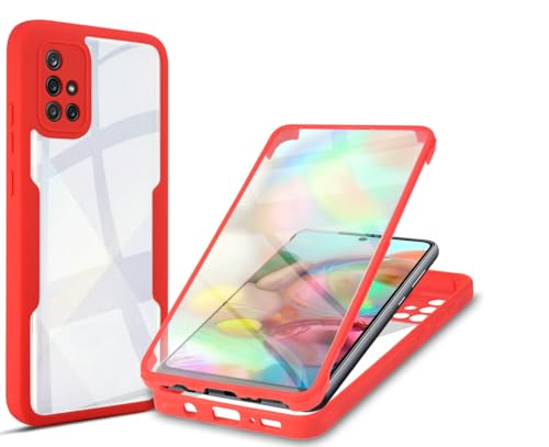 Coque Samsung A71 4G intégrale rouge idéale pour protéger votre smartphone en voyage et rando