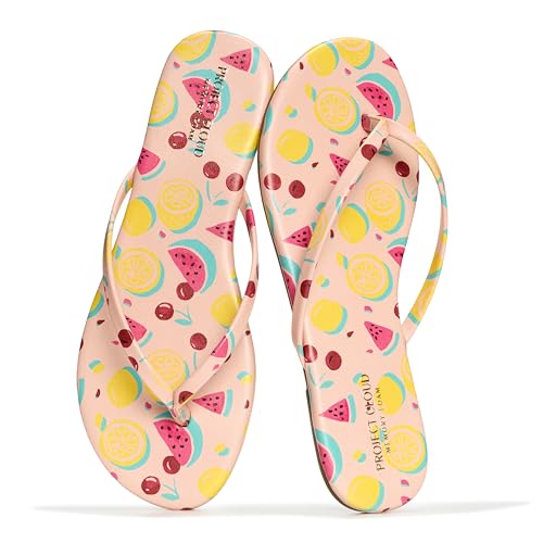 Image of Project Cloud Flip Flops for Women Footwear- Lightweight and Memory Foam Insole Sandals for Women 2026 - Durable Non-Slip Beach Essentials Flats for Women Sandals (Foundations)
