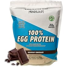 Healthy N Fit 100% Egg Protein- Heavenly Chocolate 2lb 100% Egg White Protein -Plus Natural Peptides. Ultra Pure, Natural Egg Protein Isolate