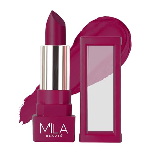 Image of MILA BEAUTE Matte Lipstick | Highly Pigmented & Lightweight Formula | Matte Finish | Gives Full Coverage | Shade -