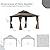 Domi 12' X 12' Hardtop Gazebo, Aluminum Metal Gazebo with Galvanized Steel Double Roof Canopy, Curtain and Netting, Permanent Gazebo Pavilion for Party, Wedding, Outdoor Dining, Brown