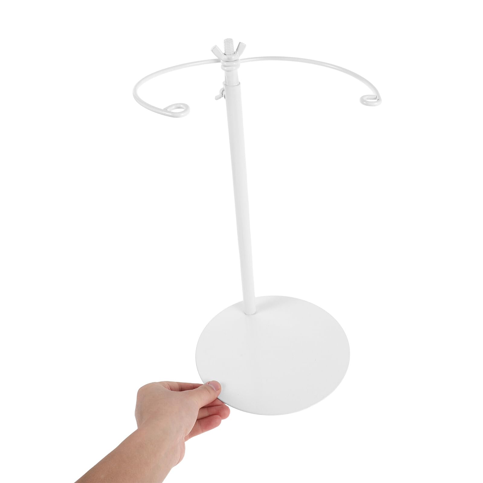 Supporto per Bouquet Regolabile in Ferro Bianco Design Elegante e Pratico per Esposizioni di Fiori e Forniture per Negozi di Fiori
