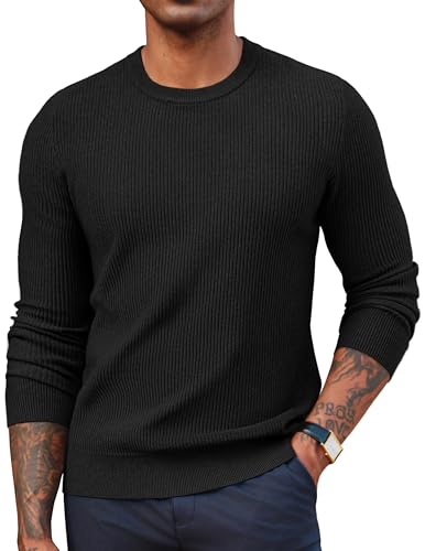 PJ PAUL JONES Mens Sweaters Lightweight Crewneck...