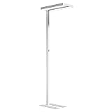 Honeywell LED Floor Lamp Modern - 02E Sunturalux Eye Caring Standing Light, 6000LM 60W 4000K Natural Daylight Dimmable Reading Tall Lampara for Home Office Living Room Bedroom