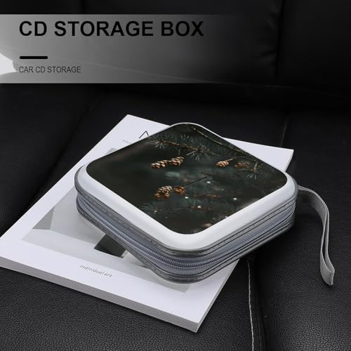 Étui CD rigide pour 40 disques boîte de rangement transport One Size