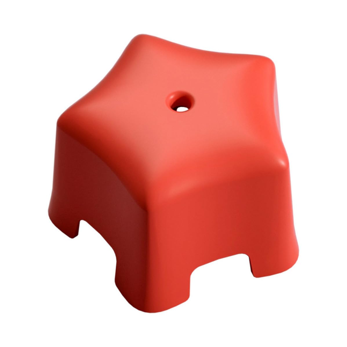 Tabouret en plastique PP pour enfants, design étoile de mer léger et empilable pour la chambre