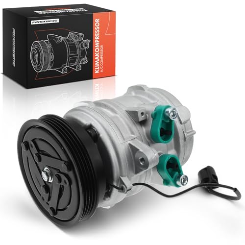 Frankberg Compresor de aire acondicionado con embrague Gasolina Compatible con Atos MX 1.1 1.0i Picanto SA 1.0 1.1 (Gasolina/LPG) Replace# 9770102300, aceite premezclado