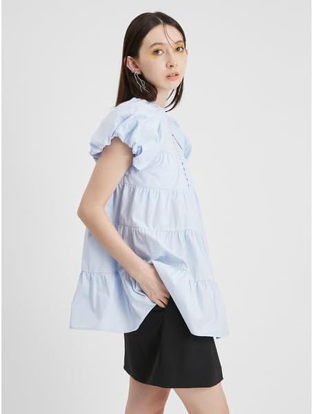 Amazon.co.jp: [ファーファー] 2WAYチュニックブラウス