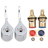 【】Mettez à jour vos robinets anciens et cassés avec facilité. Ces boutons et valves de rechange sont faciles à installer, ce qui rend le processus d'installation sans tracas. Vous pouvez rapidement mettre à niveau vos luminaires sans avoir besoin d'aide professionnelle.