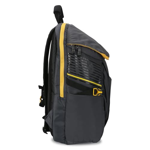 Image of SWISS MILITARY Dazzler 15.6 Inch Laptop Backpack with Unique Canopy Design, Quick Access Pockets, 26L Capacity, Durable EVA Moonlift Back Support, Organizer Compartment, Ventilated Mesh